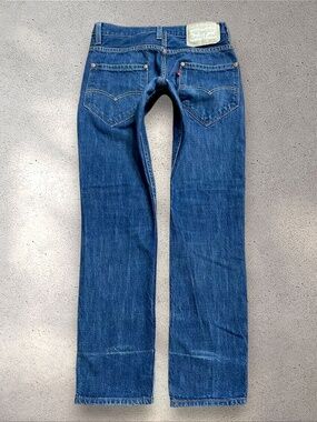 Levi’s 511 Mid Rise Slim Fit Jeans Vintage Wash Heritage 35 Years Pocket Detail